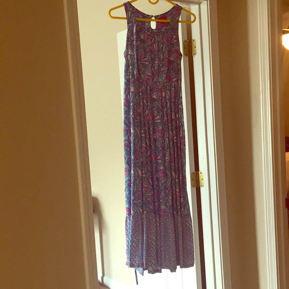 Lilly Pulitzer for Target maxi dress pink blue XL